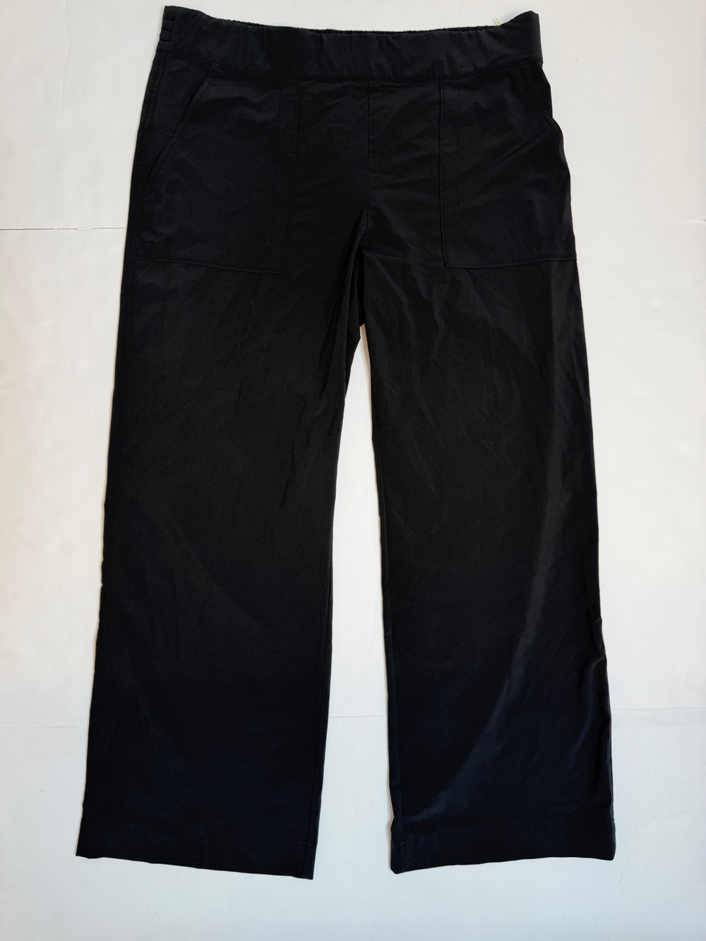 Athleta women’s Black Wide-Leg  Joggers